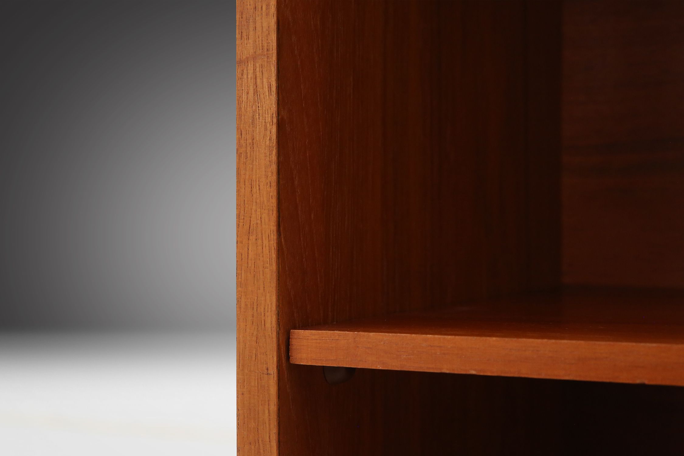 Mid‑Century Belgian Teak Cabinet or Bookcase, 1960sthumbnail